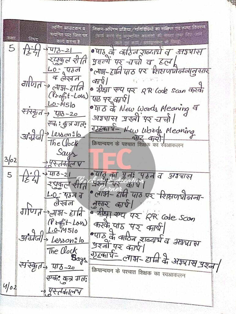shikshak diary february 2023