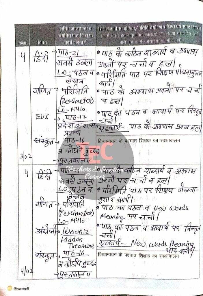 shikshak diary february 2023