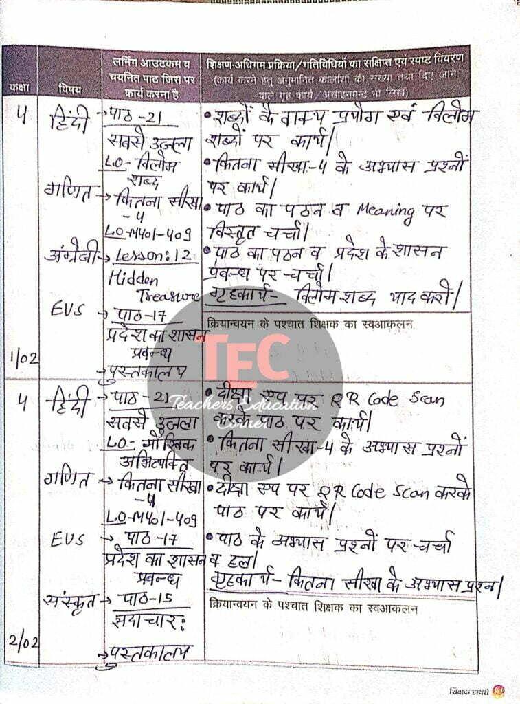 shikshak diary february 2023