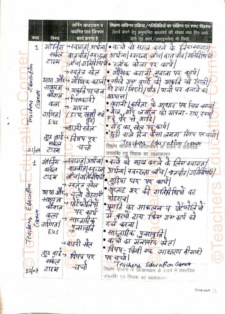 shikshak-diary-class-1-pdf-21-to-22-july-2023