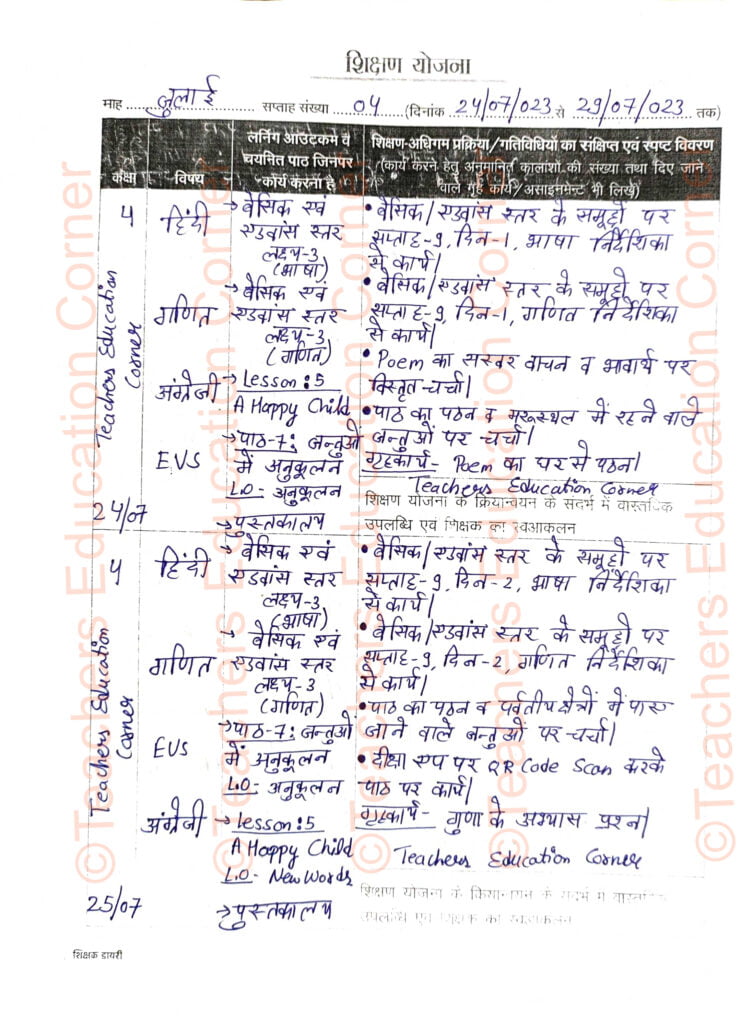 shikshak-diary-class-4-pdf-24-to-25-july-2023