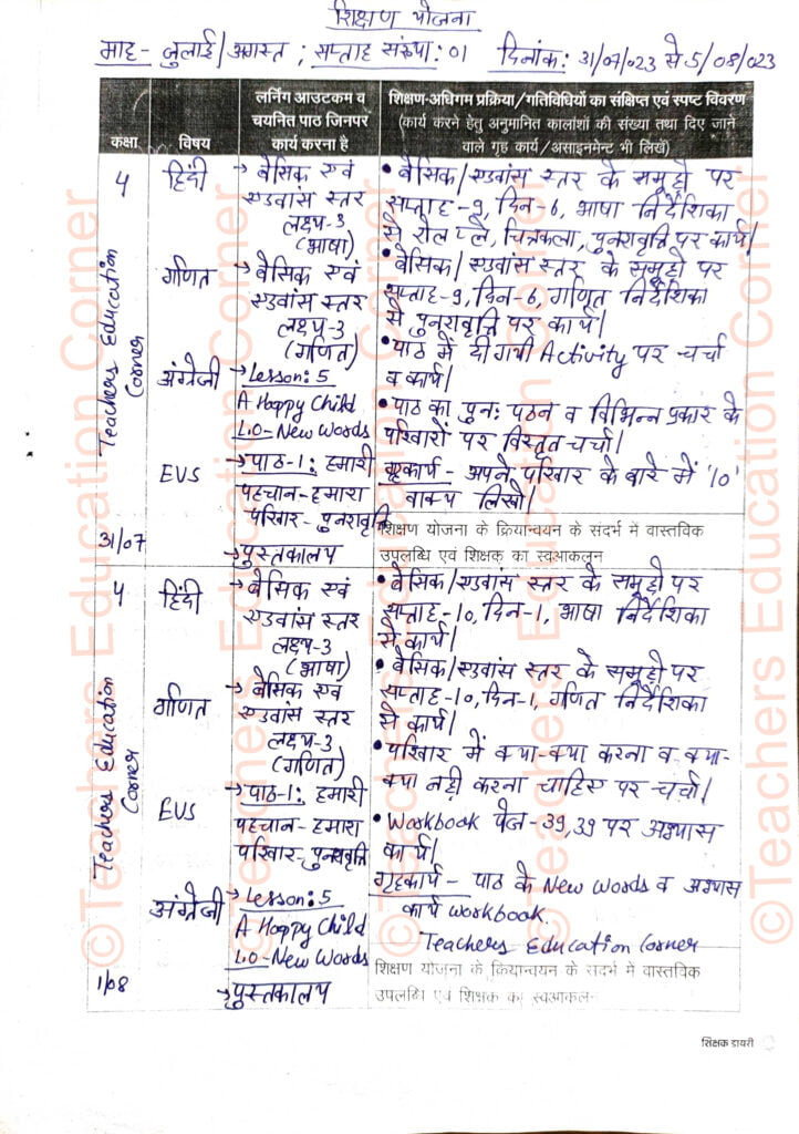 shikshak-diary-class-4-pdf-31 july-to-1-august-2023