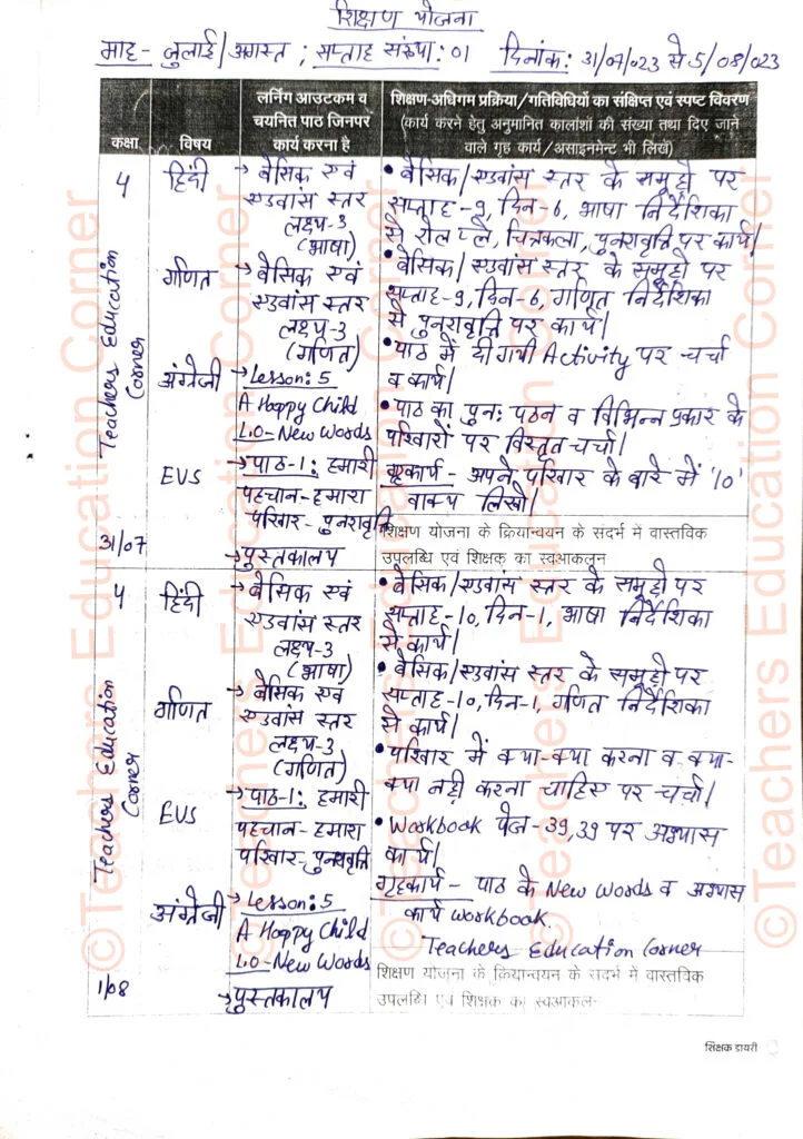 shikshak-diary-class-4-pdf-31 july-to-1-august-2023