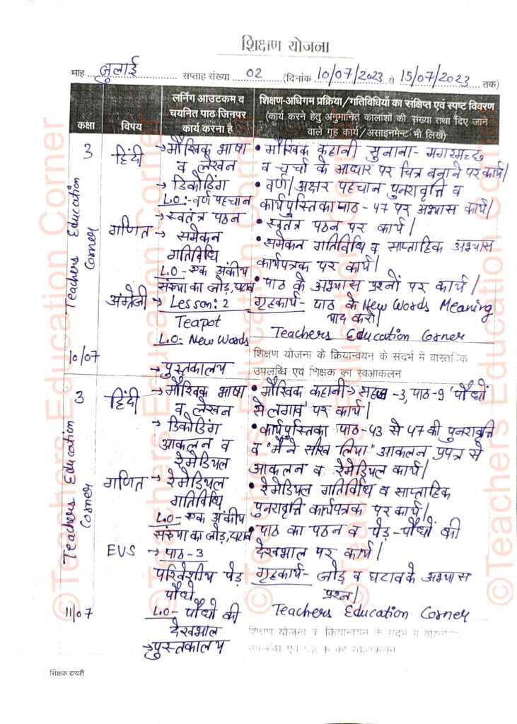 shikshak-diary-class-3-pdf-10-to-11-july-2023