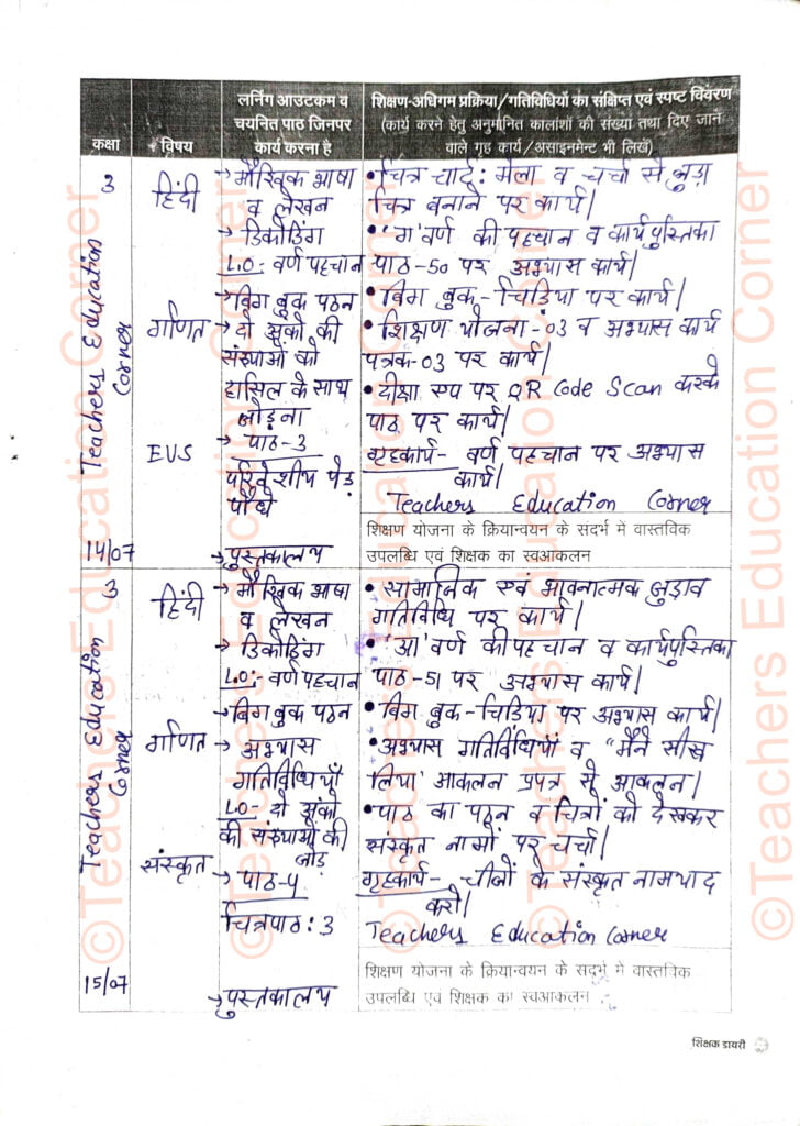 shikshak-diary-class-3-pdf-14-to-15-july-2023