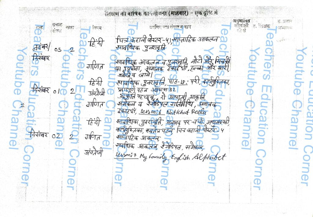 Shikshak diary class 2 pdf 15 to 16 December 2023