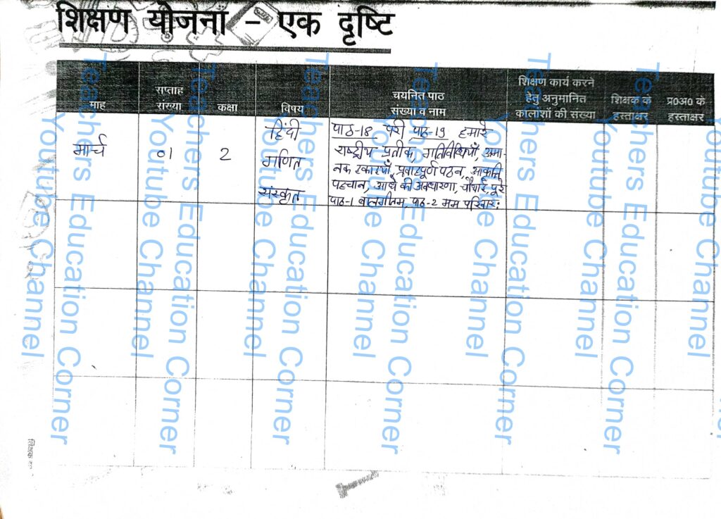 Shikshak diary class 2 pdf 8 to 9 March 2024