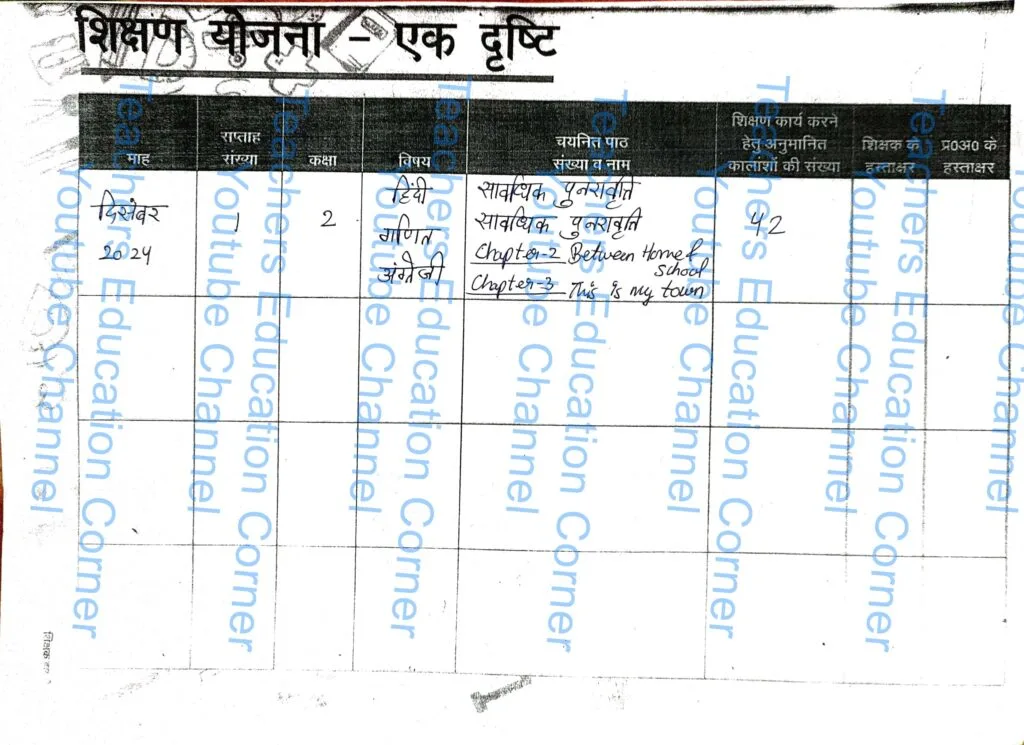 Shikshak diary class 2 pdf 4 to 5 December 2024
